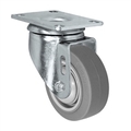 Casterhq 3"x1.25" Light Duty TPR FX Formula XS Rubber Wheel, Swivel Caster - 21CS314FX35X-01